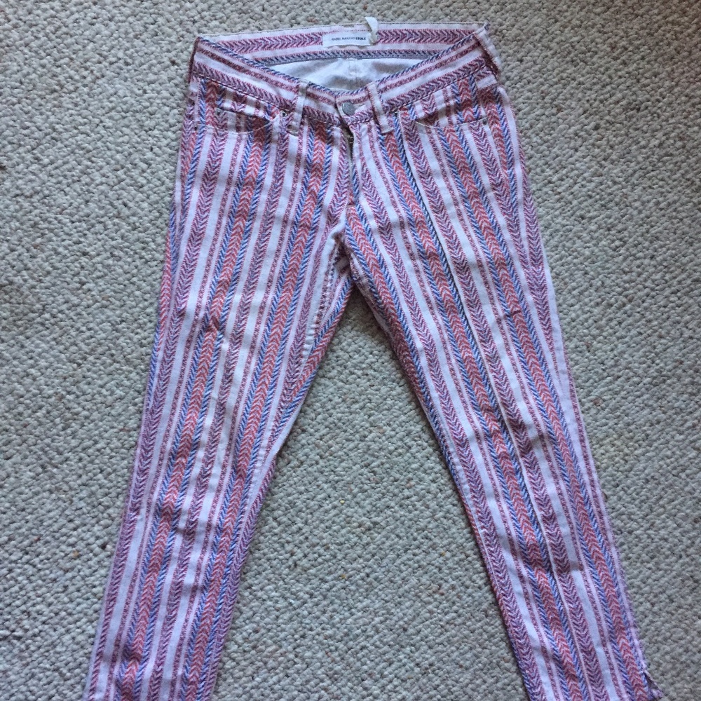 Isabel Marant Etoile Cooper Striped Jeans Size 36 (US 2/4)